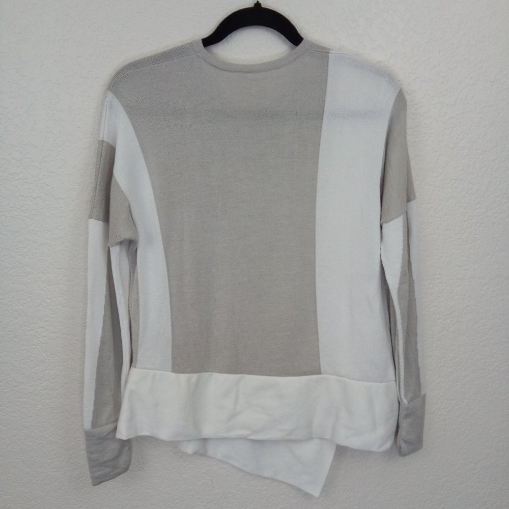 Helmut Lang Color Block Alpaca & Silk Knit Sweater - image 5